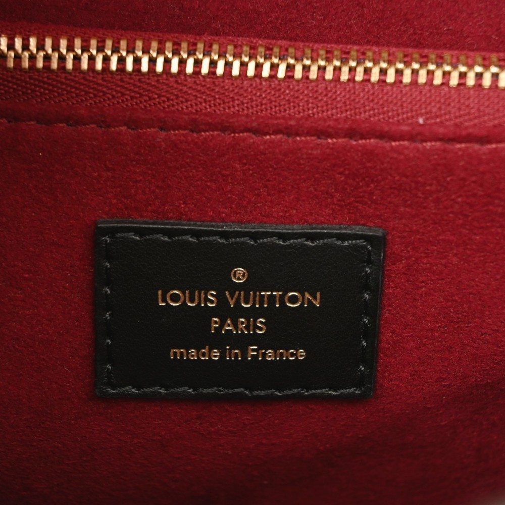Louis Vuitton Passy Chain Shoulder Brown Black Bag Back - Picture 15 of 15